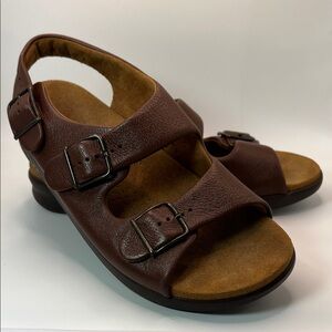 SAS Brown Leather Sandals